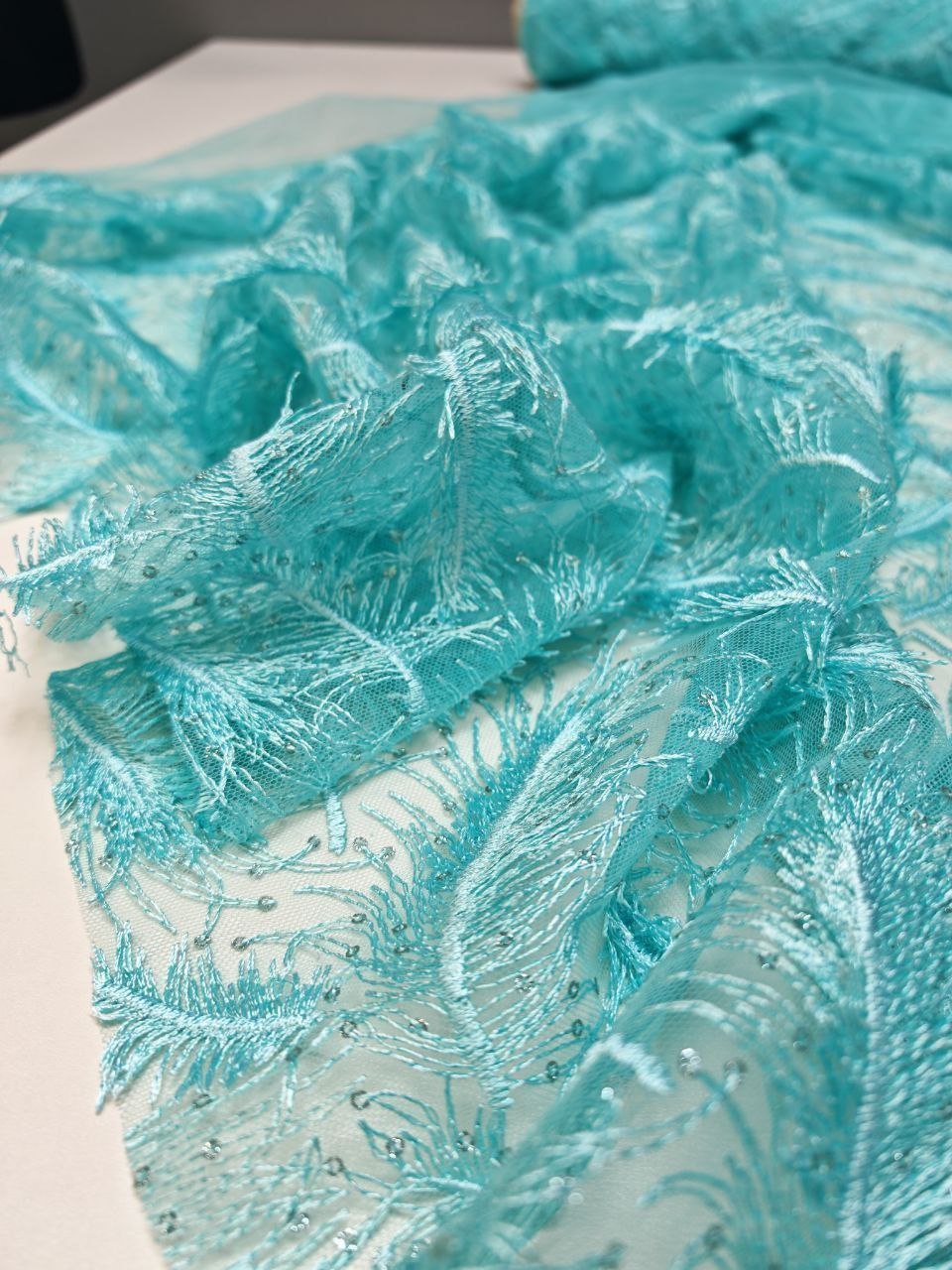 Вышивка с 3 D эффектом на тюле, арт. 6501 — фото 3