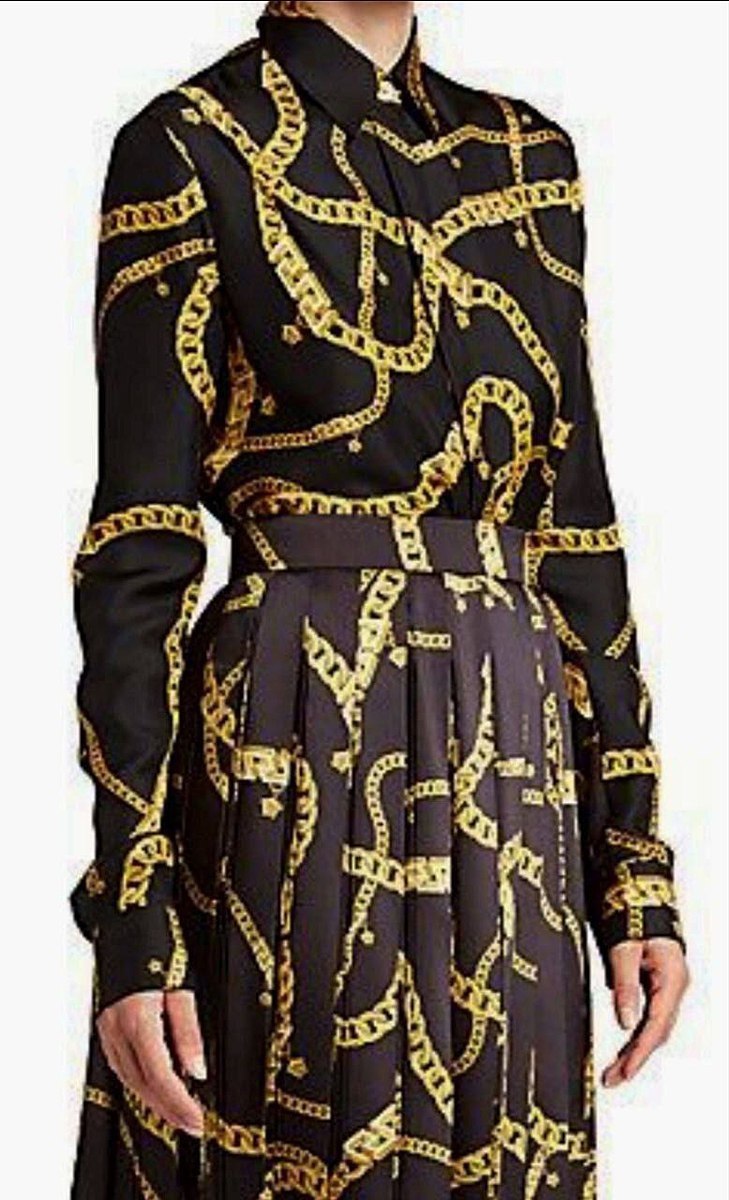 Натуральный шёлк атласный от Versace, арт. 3803 — фото 6
