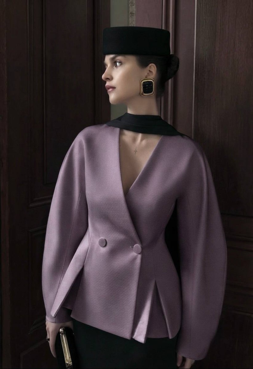 Костюмная шерсть с шелком от Valentino, арт. 7534 — фото 2