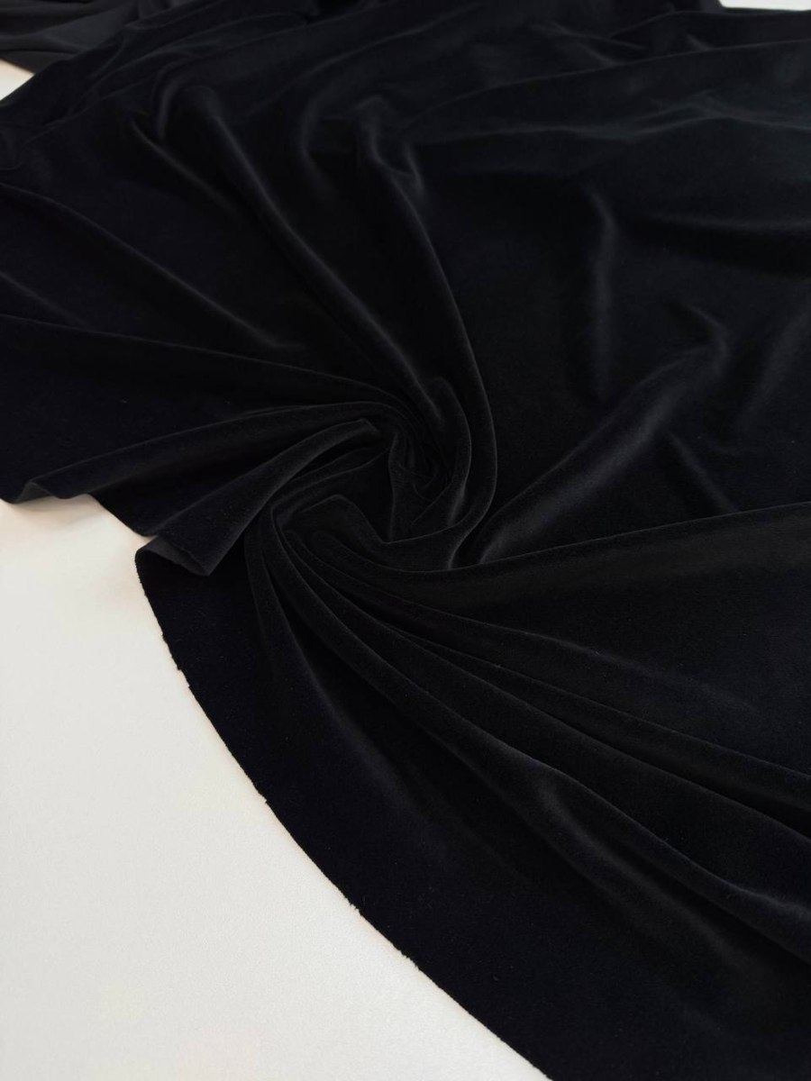 Велюр трикотажный, хлопок от Yves Saint Laurent, арт. 7348