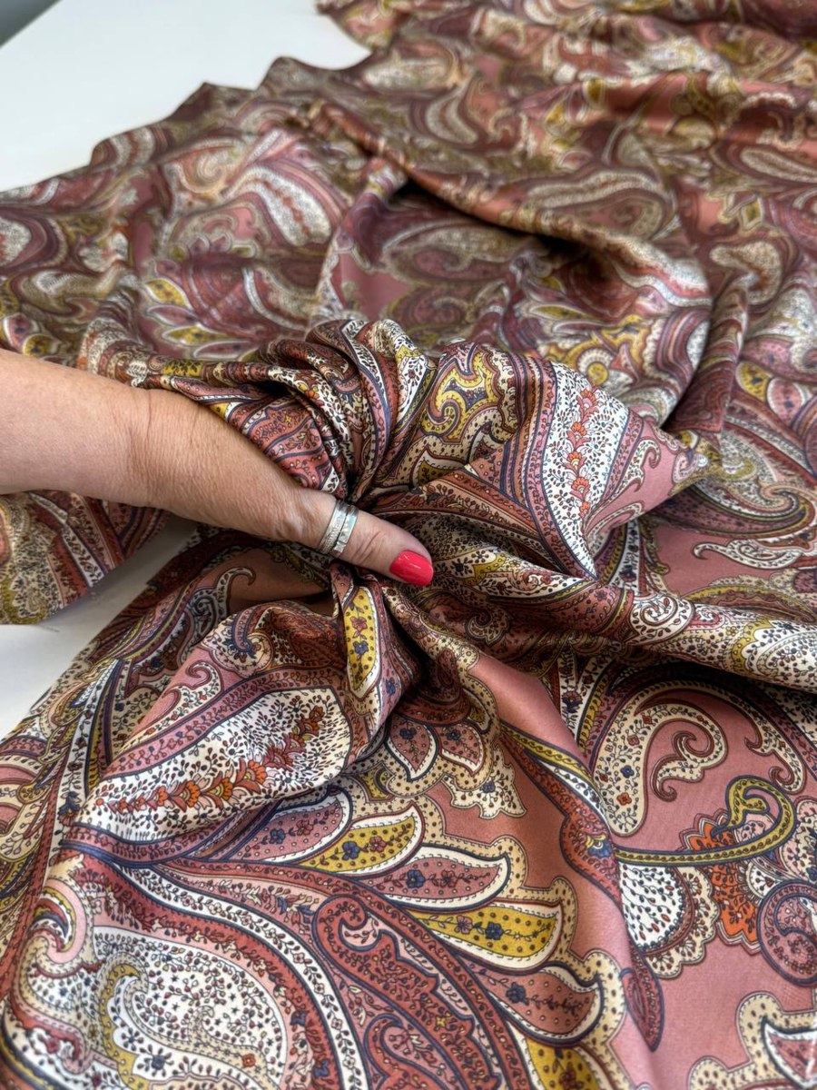Вискоза атласная от Etro, арт. 7606 — фото 7