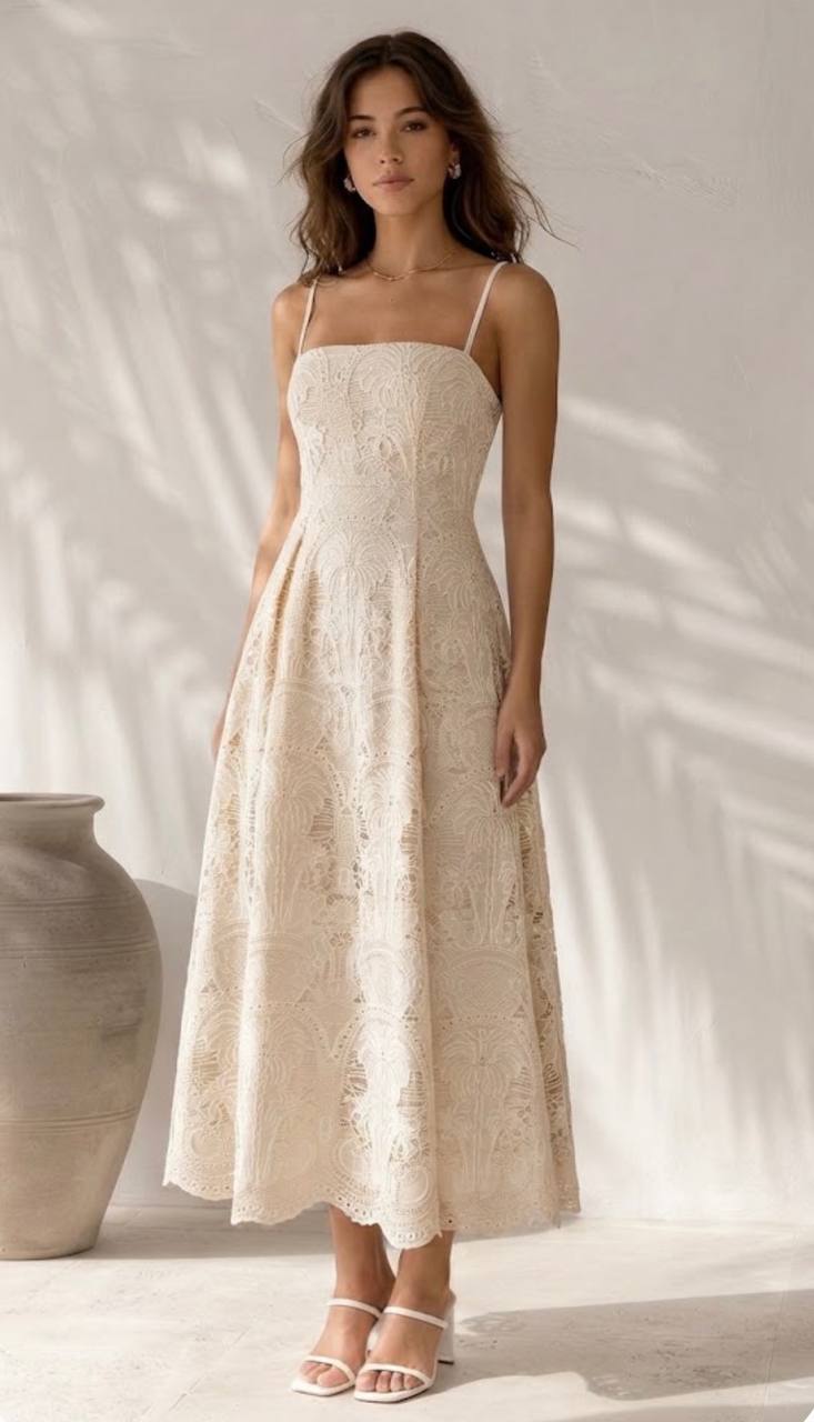 Вышивка на хлопке от Dior, арт. 7625 — фото 2