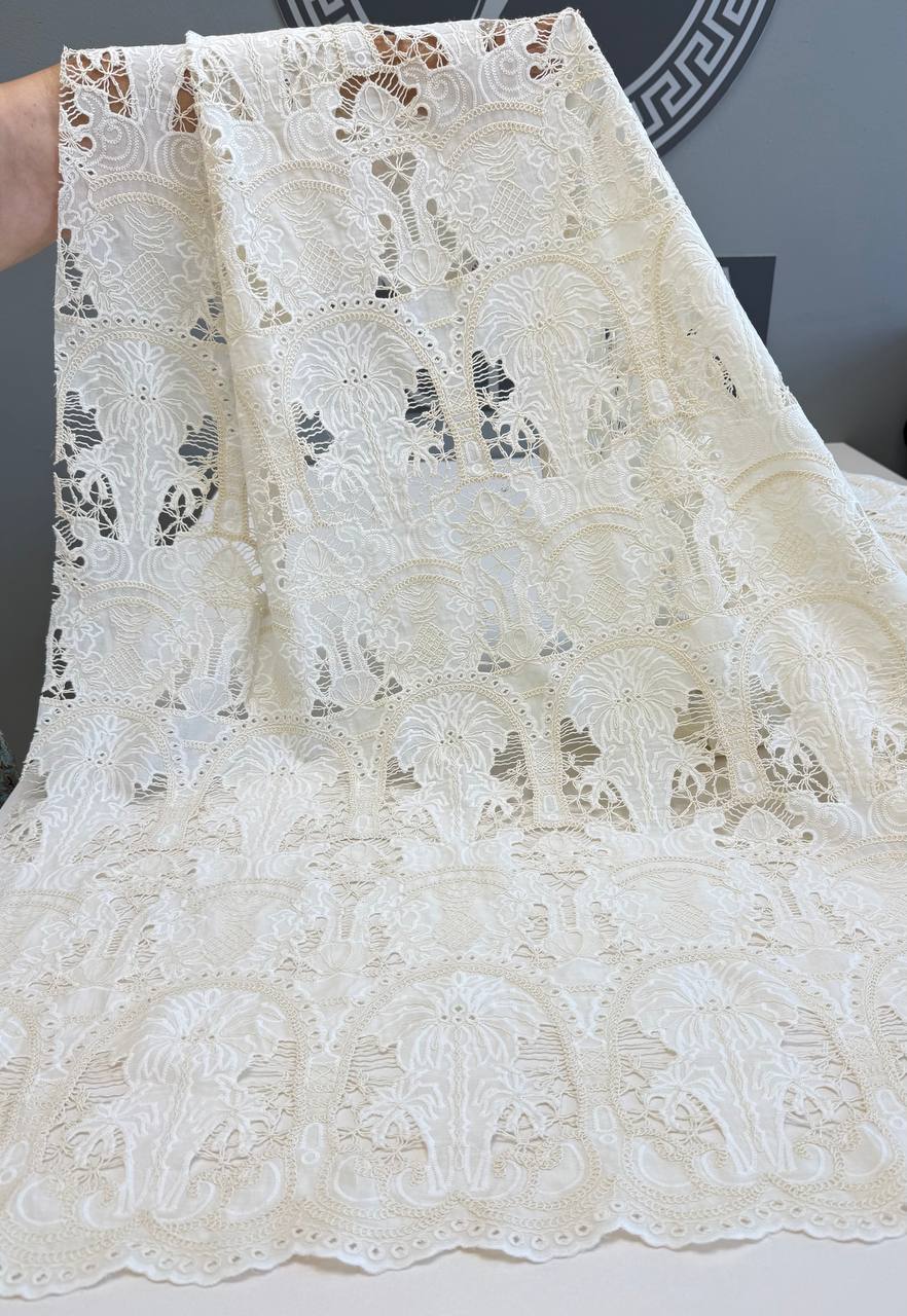 Вышивка на хлопке от Dior, арт. 7625 — фото 4