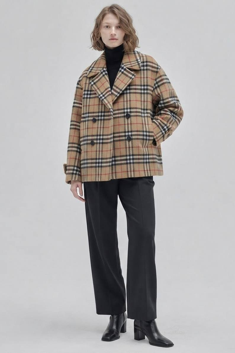 Пальтовая (Double) в стиле Burberry, арт. 7543 — фото 7