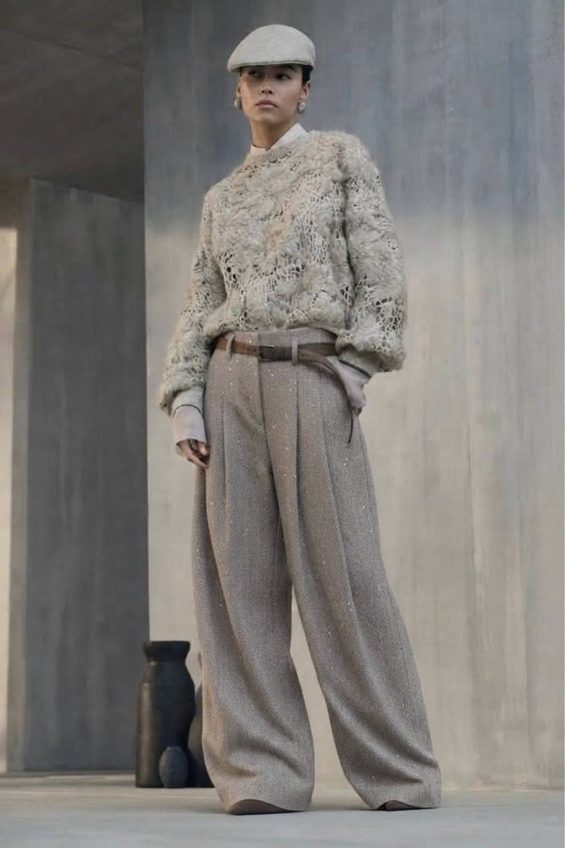 Костюмная шерсть с вискозой, от Brunello Cucinelli, арт. 7318 — фото 2