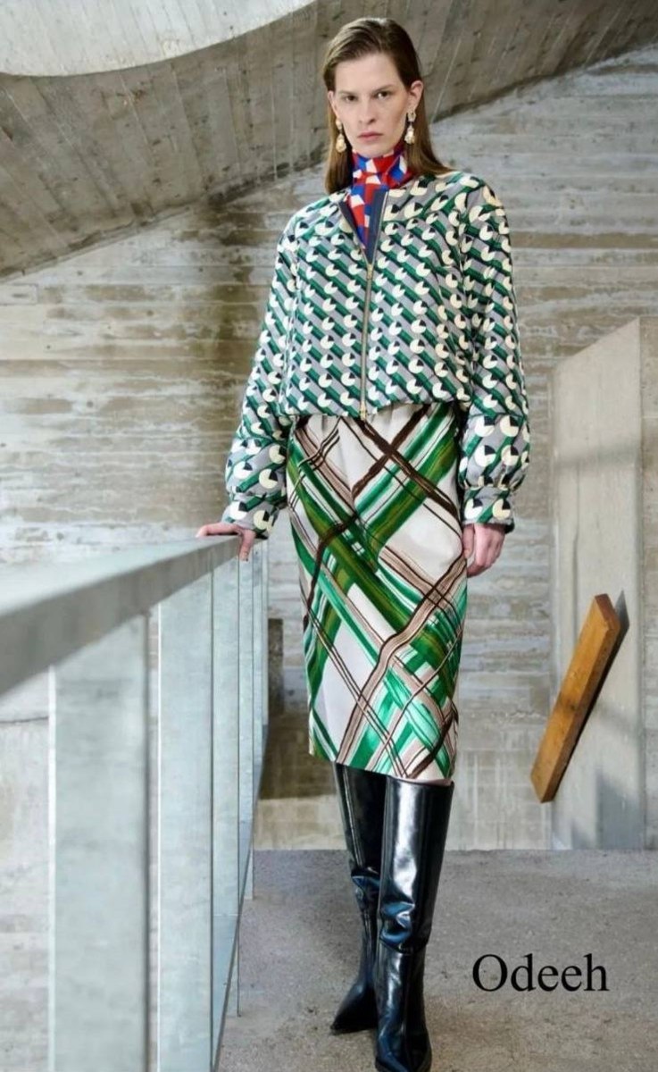 Плательно-блузочная, вискоза с шерстью Alta Moda для Odeeh, арт. 7780 — фото 2