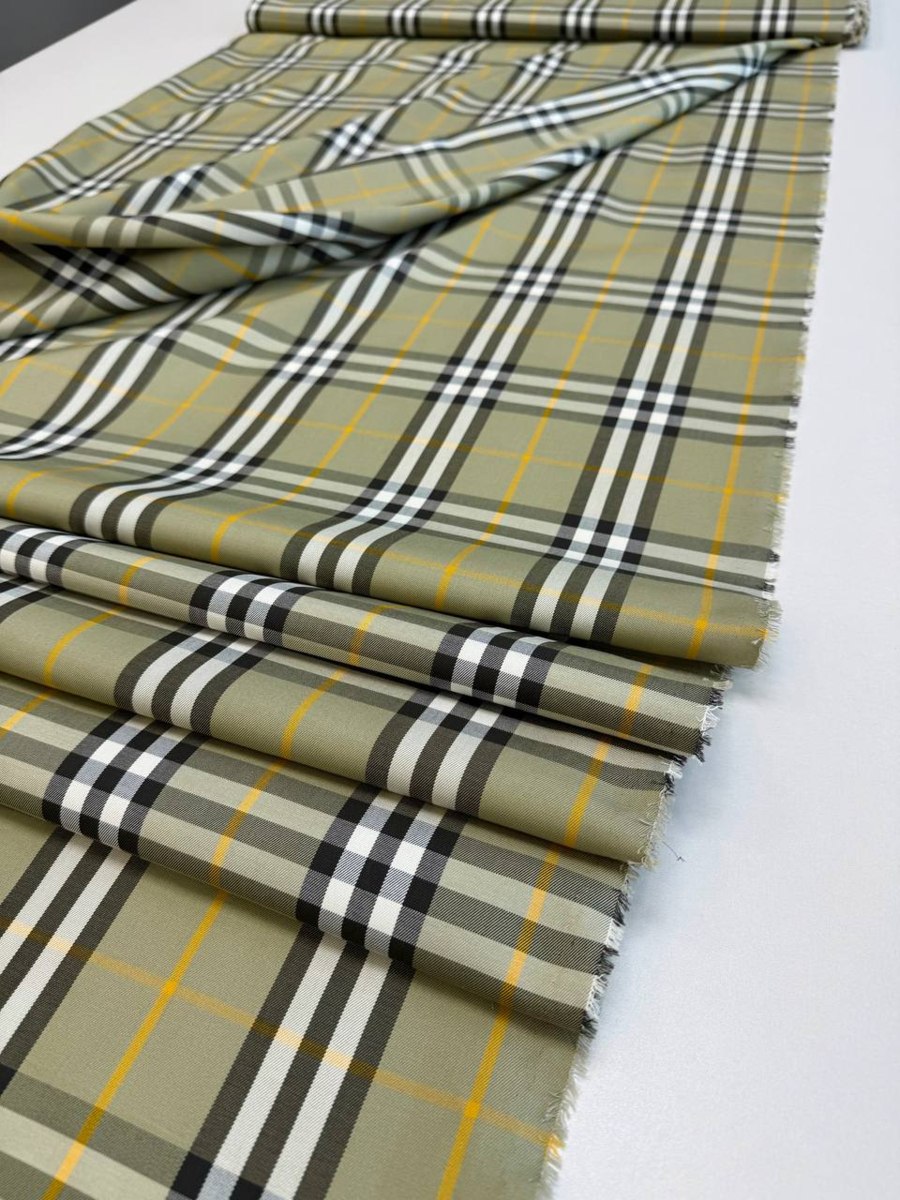 Хлопок плательно-костюмный, габардин от Burberry, арт. 7809