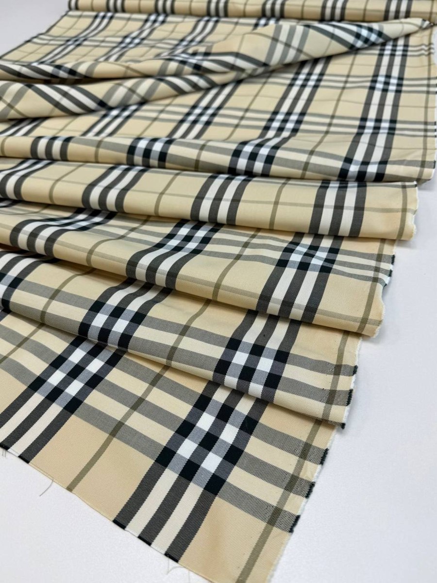 Хлопок плательно-костюмный, габардин от Burberry, арт. 7806