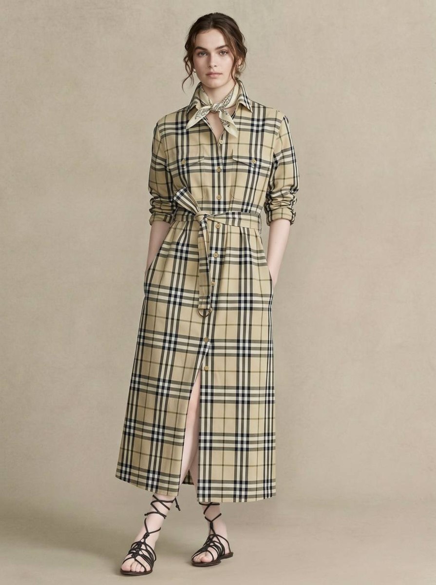 Хлопок плательно-костюмный, габардин от Burberry, арт. 7806 — фото 3