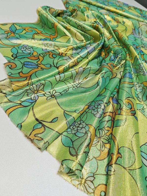 Натуральный шёлк с люрексом от Etro, арт. 6587