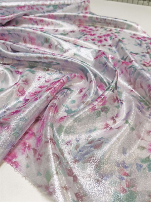 Натуральный шёлк с люрексом от Blumarine, арт. 6585