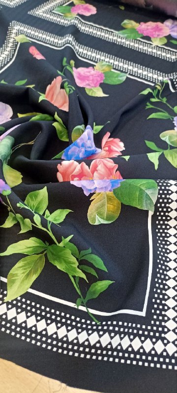 Натуральный шёлк, атласный панель, арт. 3805