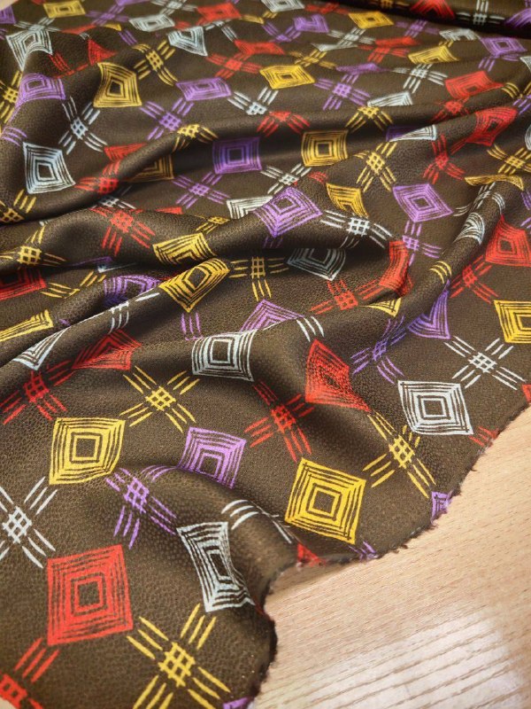 Натуральный шёлк с вискозой жаккард, арт. 6103