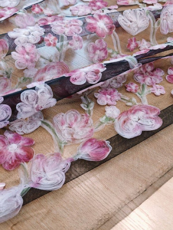 Аппликация на сетке пр. Италия, арт. 5624