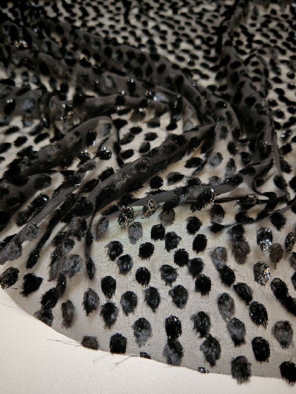 Шёлк, шифон деворе от Chanel, арт. 6502