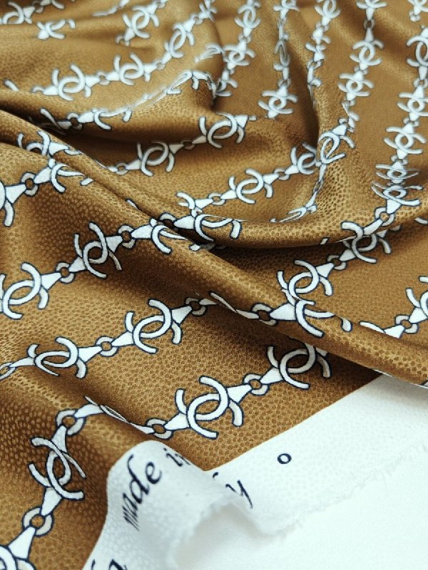 Натуральный шёлк с вискозой жаккард, арт. 6488