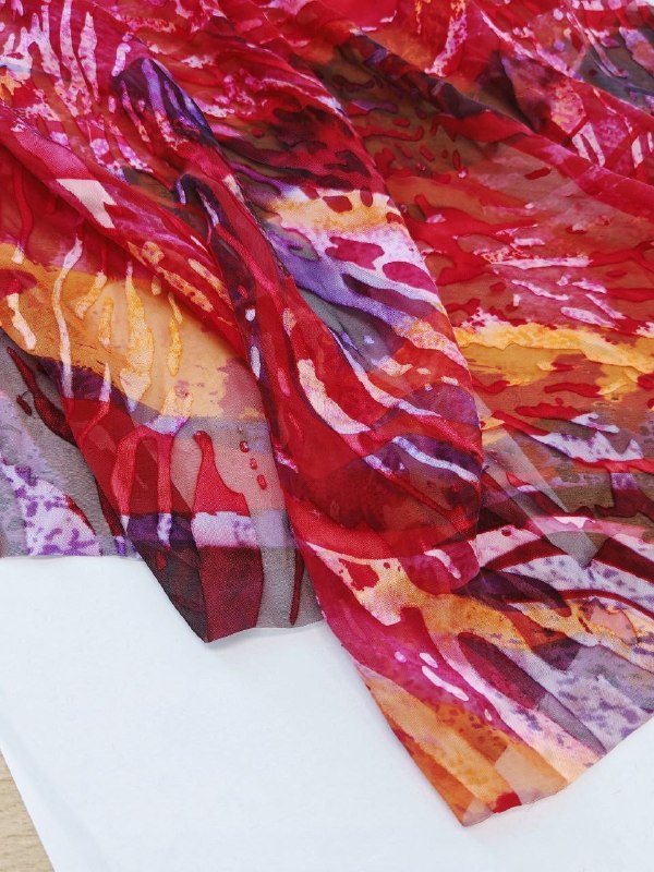 Шёлк, шифон деворе, арт. 6085