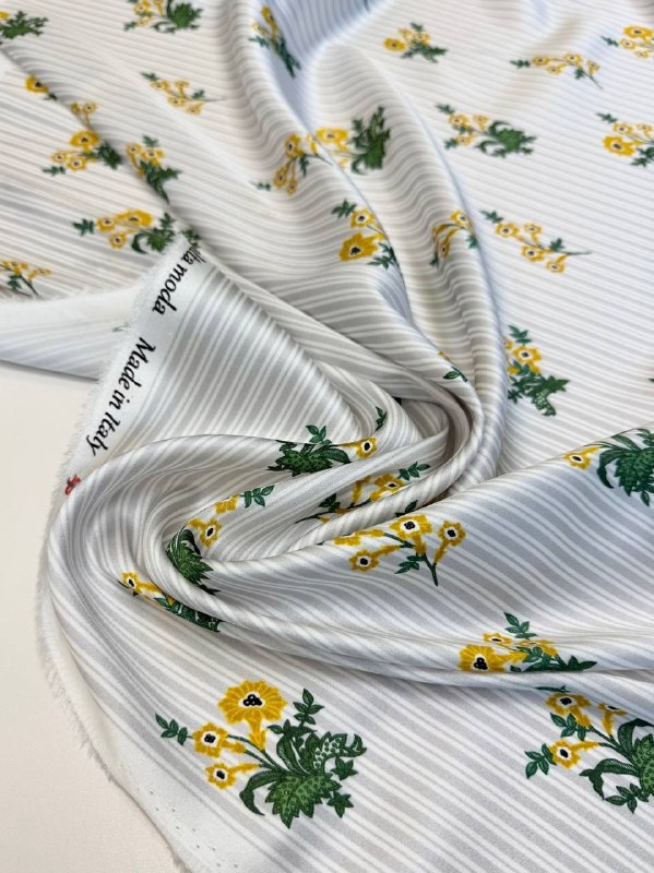 Натуральный атласный шёлк Dolce & Gabbana от Alta Moda, арт. 7014