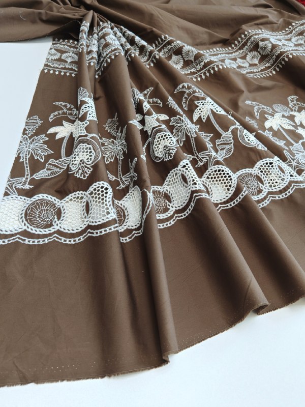 Вышивка на поплине от Dior, арт. 7203