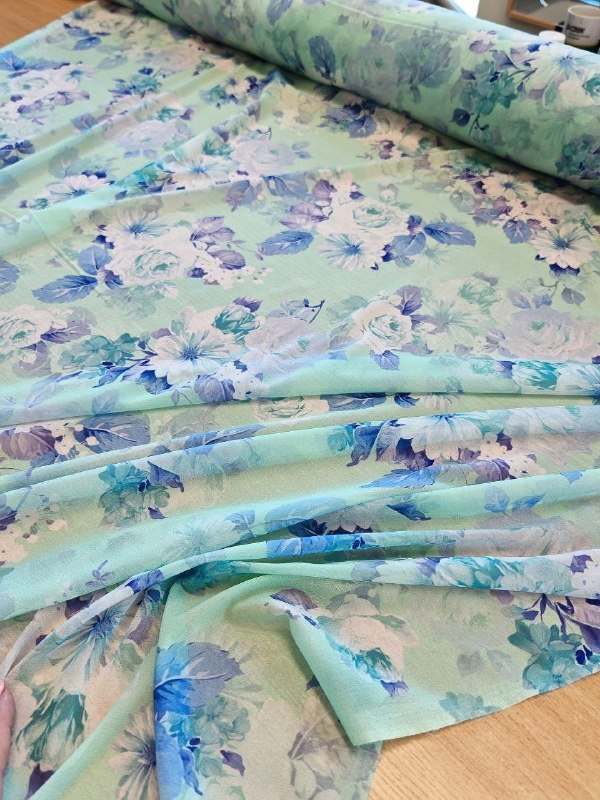Натуральный шёлк, шифон от Etro, арт. 6088